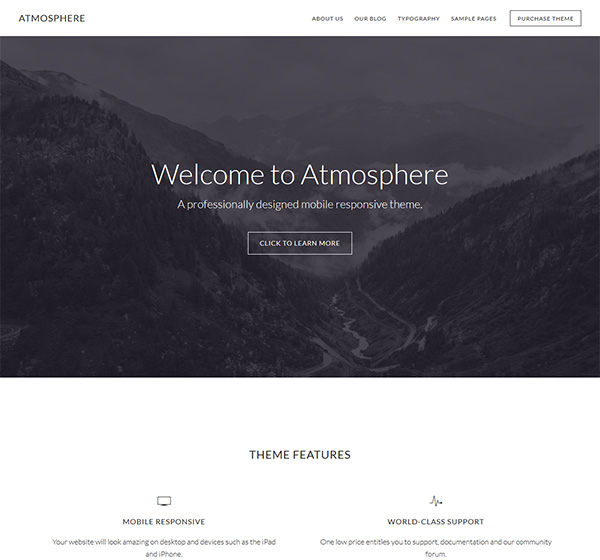 Atmosphere theme - StudioPress