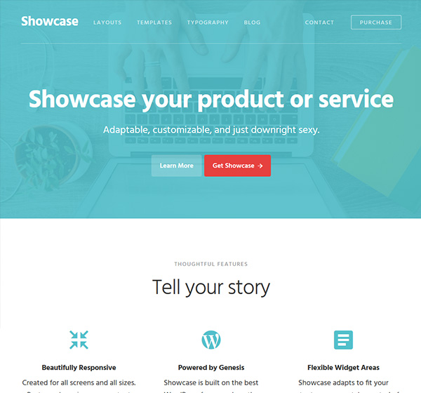 Showcase theme - StudioPress