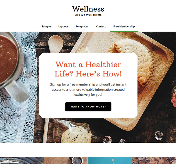 Wellness theme - StudioPress